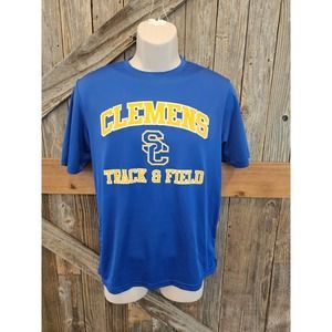 Clemens South Carolina track and field size small performance t shirt  A4
